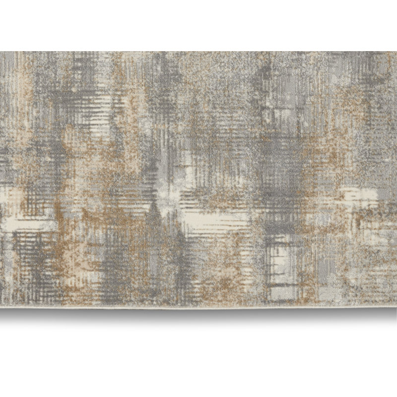 Rush Abstract Area Rug, Runner 69 x 221cm