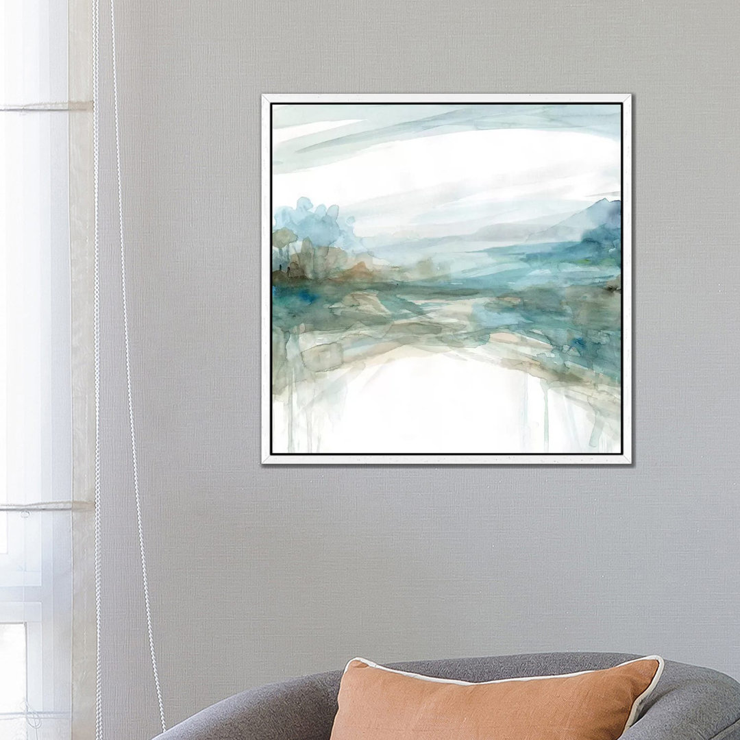 Shimmering Treeline II by Carol Robinson - Painting on Canvas