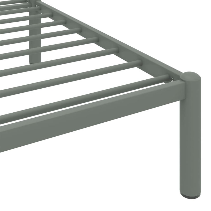 Camus DE Size - 200 X 200 Cm Metal Bed, Grey