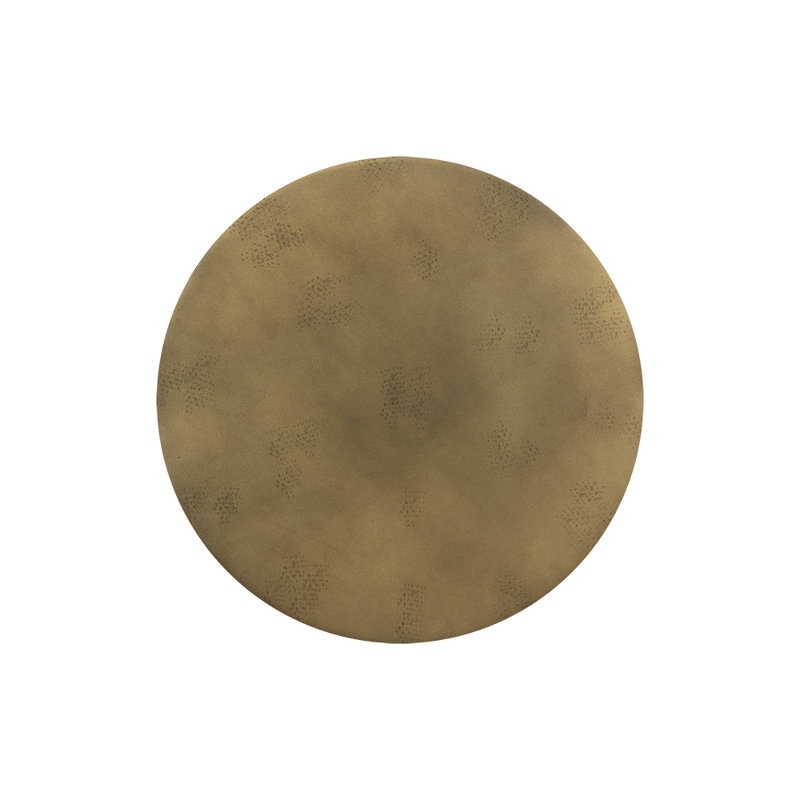 Bernaby End Table, Gold/Black