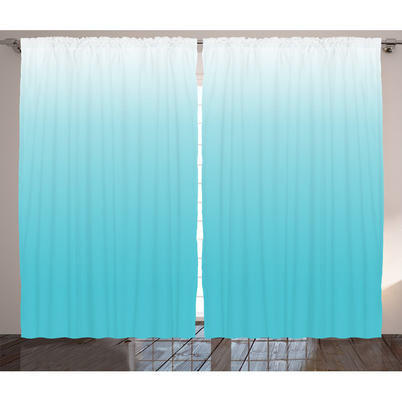 Thaddeus Semi Sheer Curtain Pair, 54" W x 96" L