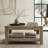 Weddel Basilico 31.3" Transitional Square Coffee Table With Storage