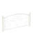 Full Size Bed Frame In White Metal, Unique Flower System, Fits 8 - Inch Mattress, No Box Spring Required Metal Frame, Noise , Easy To Put Together-979992883