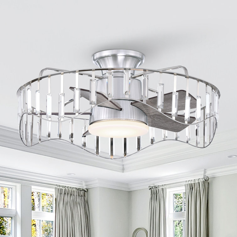 Taunya 27'' Ceiling Fan with LED Lights