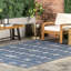 Tapis intérieur / extérieur bleu Achilina-129506357