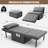 Felton 72'' Upholstered Convertible Sleeper Sofa Bed Folding Ottoman for Small Space No Assembly Required-44085611