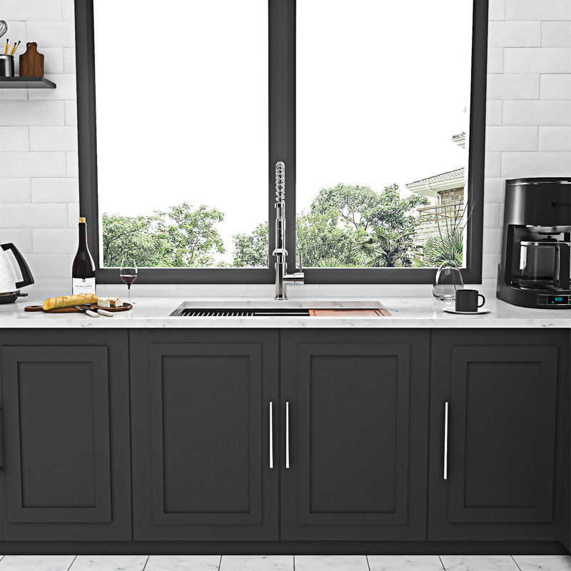 Undermount Workstation Kitchen Sink Single Bowl