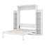 Lit escamotable double pleine grandeur avec tablettes et lumières DEL-1529483333