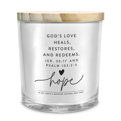 Bougie de soja Gods Love Heal 13Oz