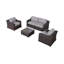 Ensemble de conversation modulaire avec coussins 5 pièces Biles