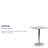 Cudney Glass Top Metal Base Dining Table