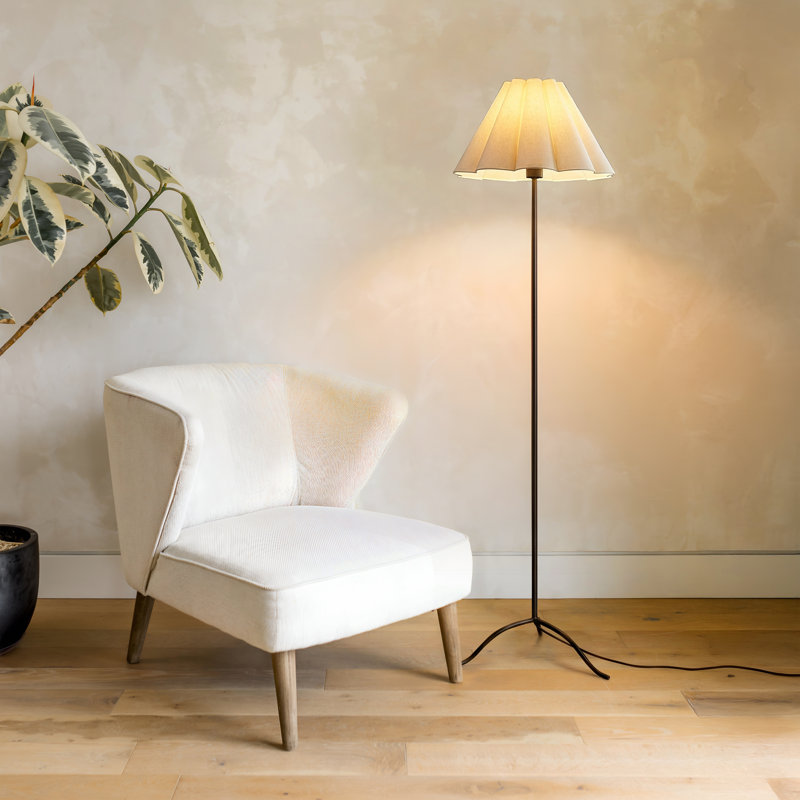 Lampe sur pied DEL moderne 62 "avec ampoule à température de couleur réglable Lea