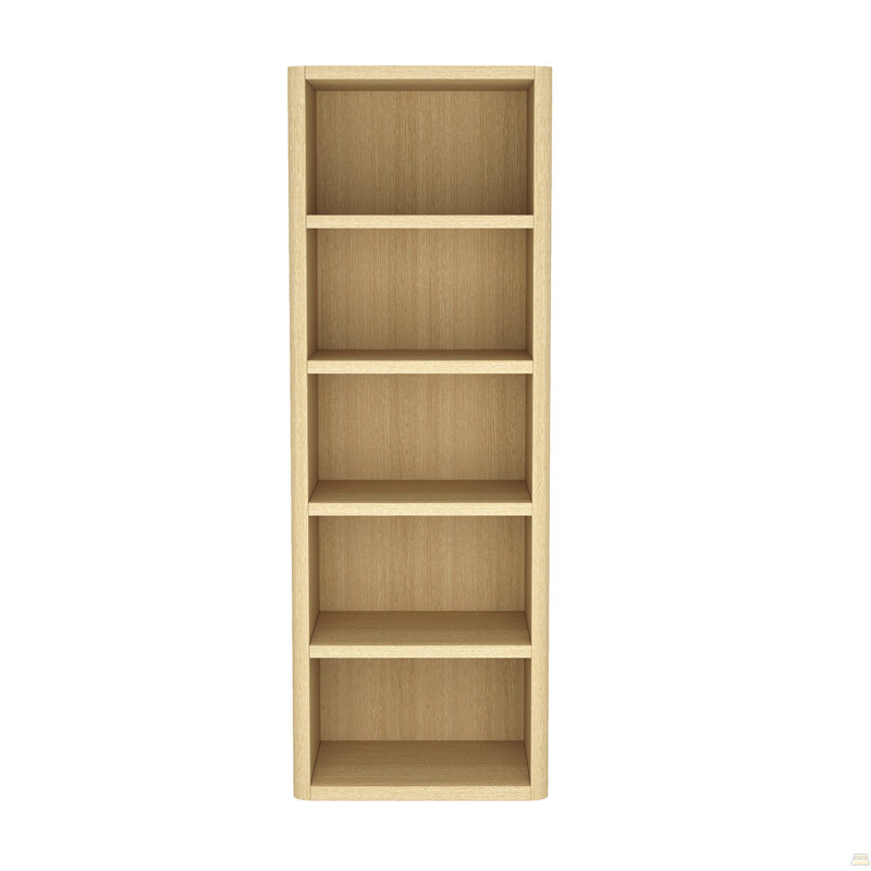 Open Bookcase in Natural Oak