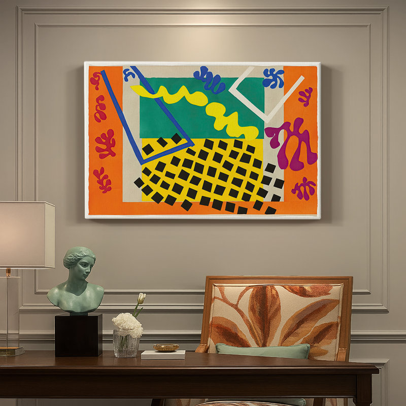L'escargot - Henri Matisse - Toile tendue avec châssis - 1953, 18 x 27