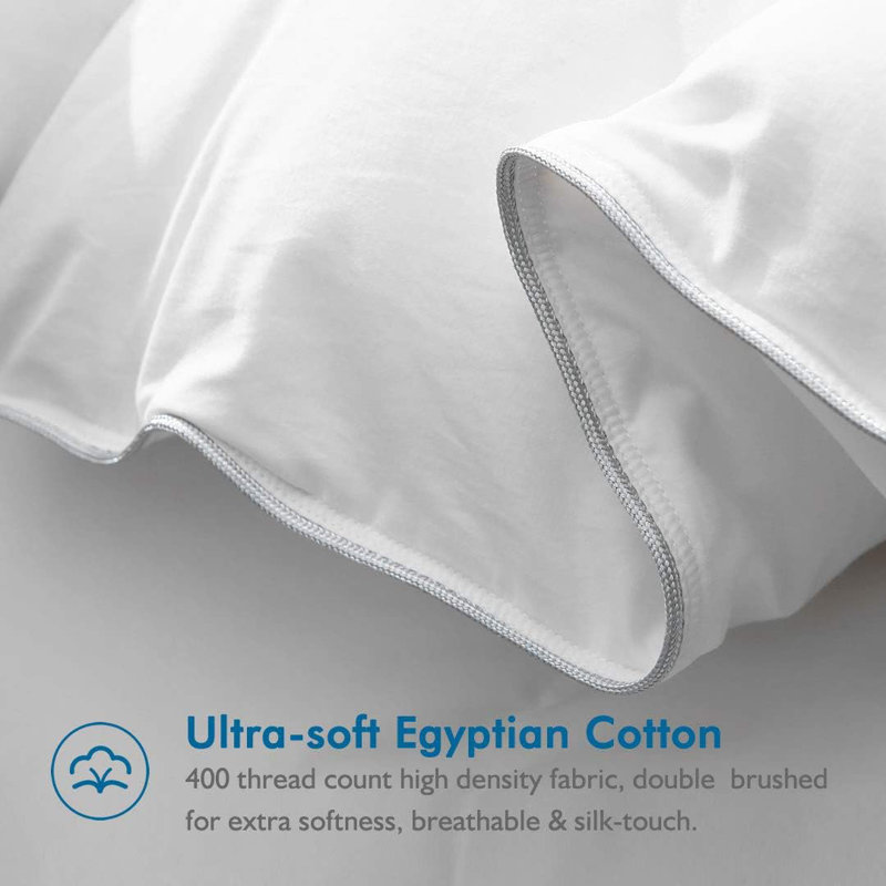 All Season Feather Down Comforter/ Duvet Insert  Breathable & Warmth Bed Down Duvet, California King Down Comforter