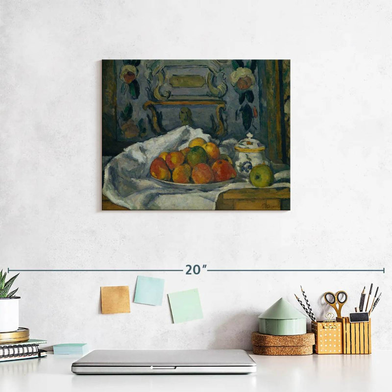 Plat de pommes Cezanne, H 8 po x l 10 po