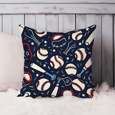 Sports Baseball Pattern I Pillow Cover