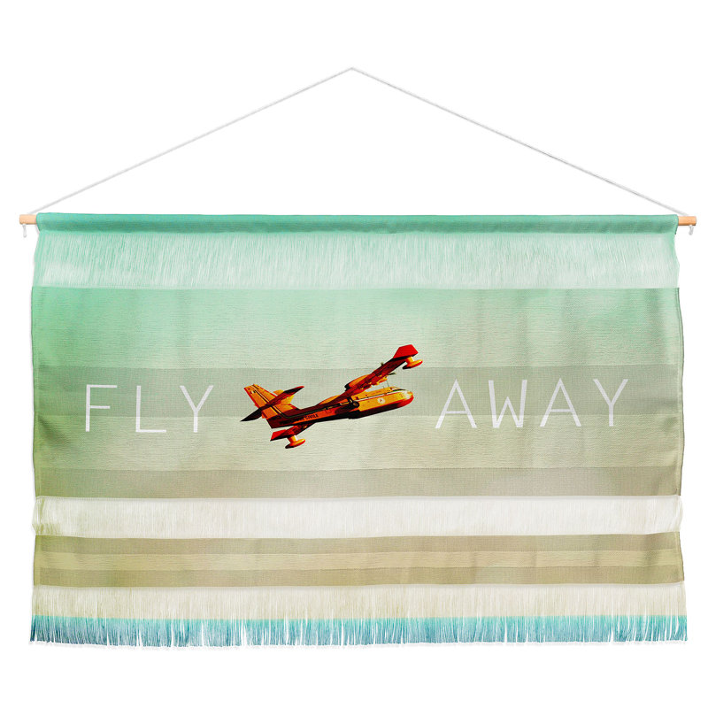Suspension murale fly away, H 32 po x l 47 po