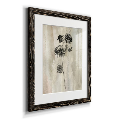 " Sumi-e Silhouette IV " Painting Print