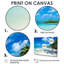 «Tropical Beach with Palm Shadows» de Mattos - reproduction de photo-2014784361-2014784670