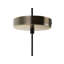 Milano 7 - Light Brass/Black Pendant