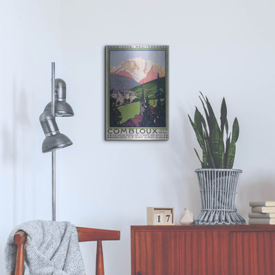 Art mural en métal Millwood Pines «Combloux» par Vintage