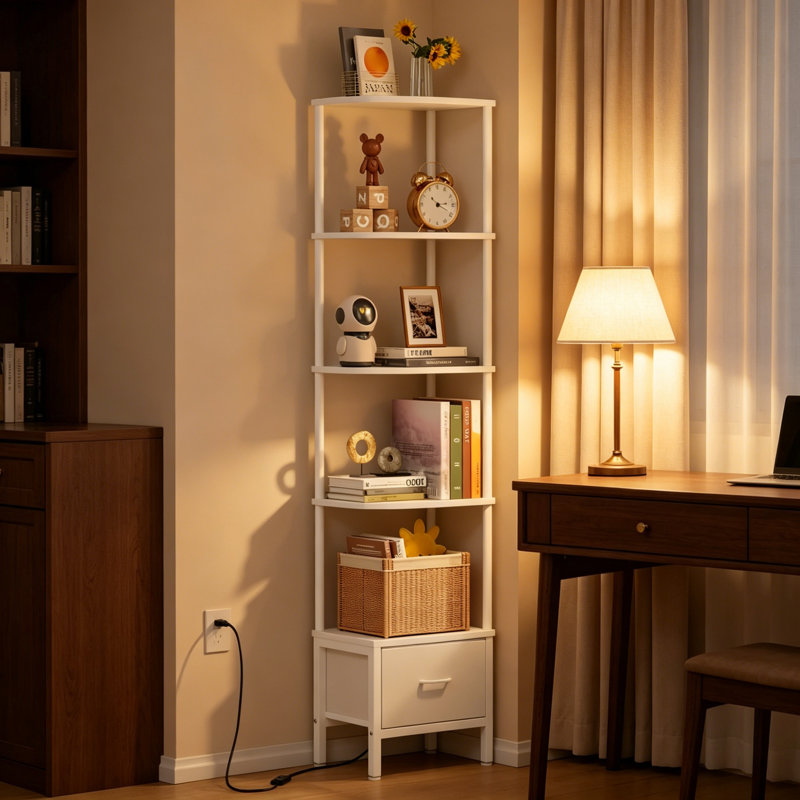 171cm H x 37cm W Metal Bookcase