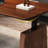 Nut-brown + Black Rectangular Hight adjustable Solid + Manufactured Wood + Steel desk-108222186