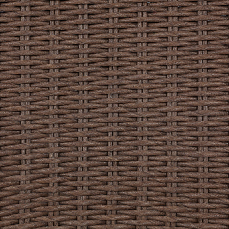 Blaire Outdoor Dining Side Chair, Tanned Weave