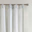 50" Cotton Printed Curtain Panel with Chenille Stripe and Lining-55281198-55281200