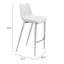 Tabouret de bar Wajda (ensemble de 2) argent-136487141