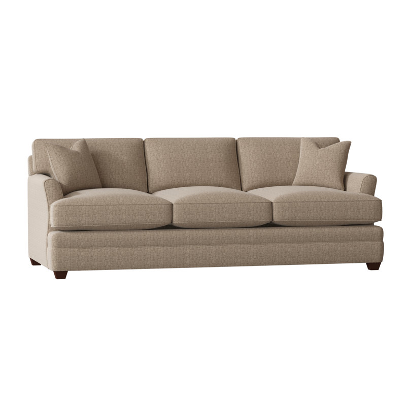 Harriss Upholstered 91'' Sofa, Zuma Natural Textured Linen