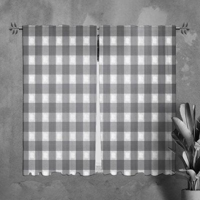 Paire de rideaux obscurcissant en polyester Shatavia