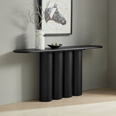 Console avec pieds cylindriques