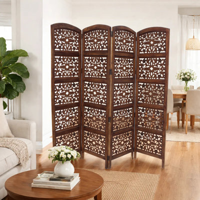 80'' W x 71'' H 4 - Panel Folding Room Divider