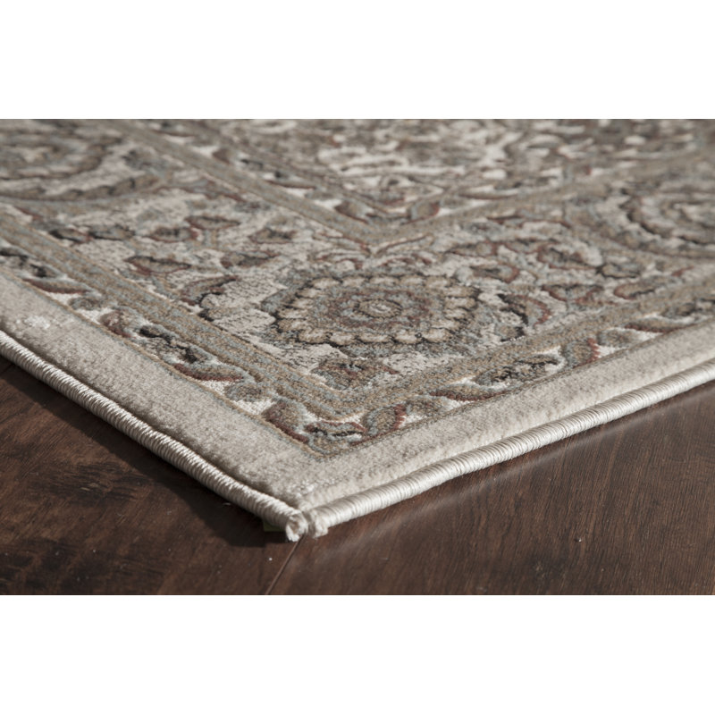 Sheldon Gray Area Rug, Rectangle 5' x 8'