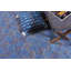 Tapis bleu en coton tissé à plat à la main Crickhollow-1941892167