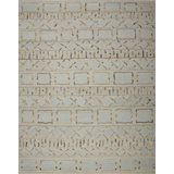 Moroccan Geometric Area Rug in Gray