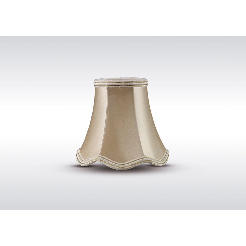 11cm H Silk Bell Lamp Shade ( Clip On ), Cream