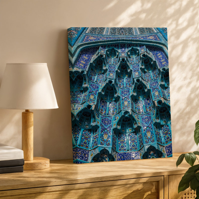 Toile, art mural mosaïque en mosaïque turque, H 20 po x l 20 po