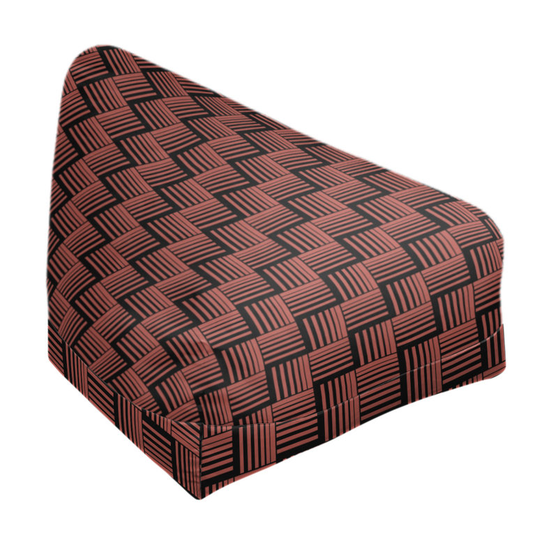 Housse de sac de pois classic basketweave rayures, Rouge / Blanc, H 27 po x l 30 po x P 25 po, Bourre en polyester