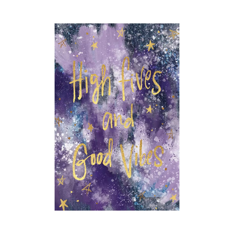 Good Vibes by - Wrapped Canvas