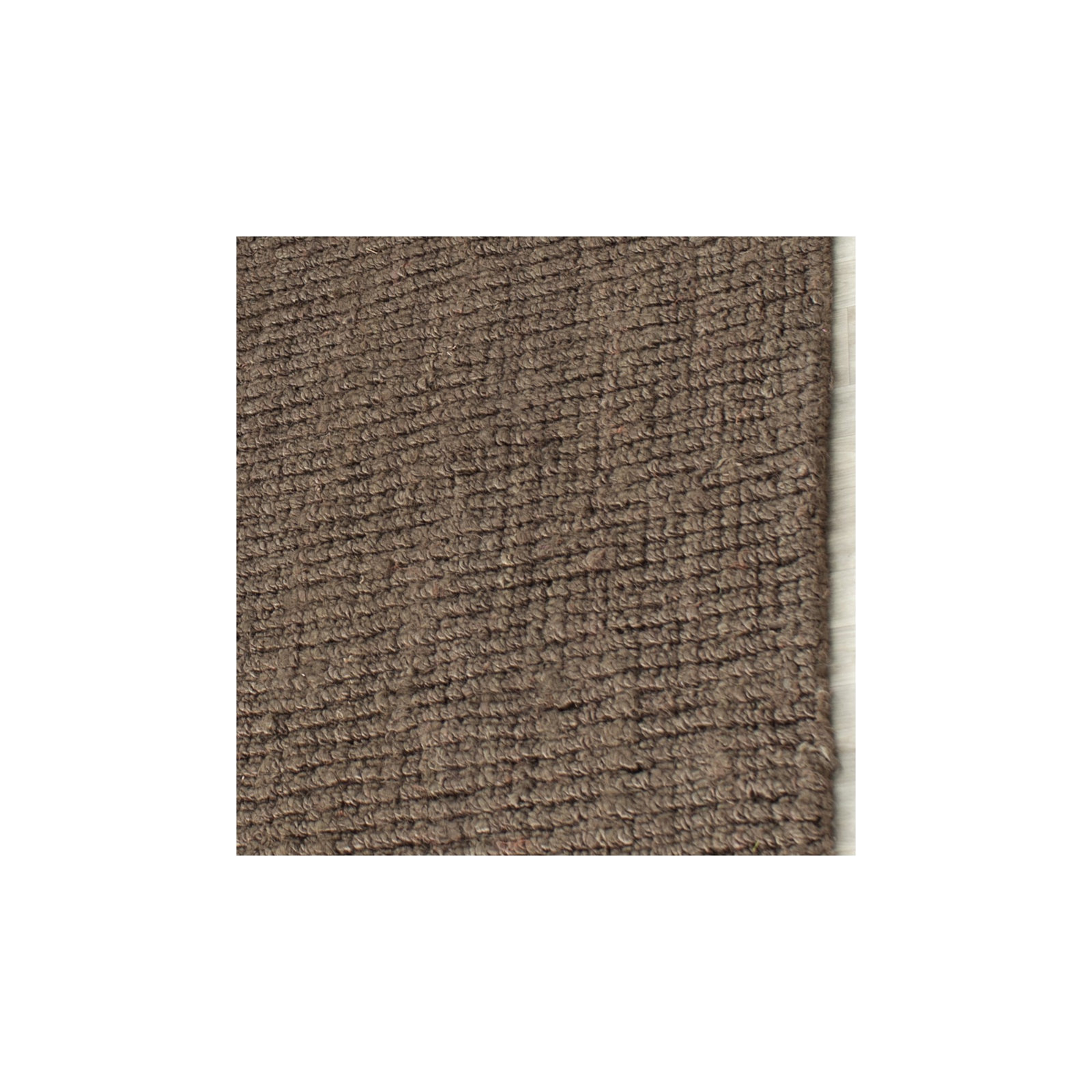 Barkley Brown Hand-Woven Jute Rug, Square 6'