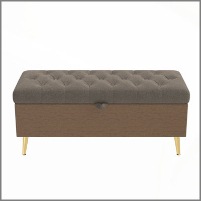 Banc de rangement avec repose-pieds Modern Modern