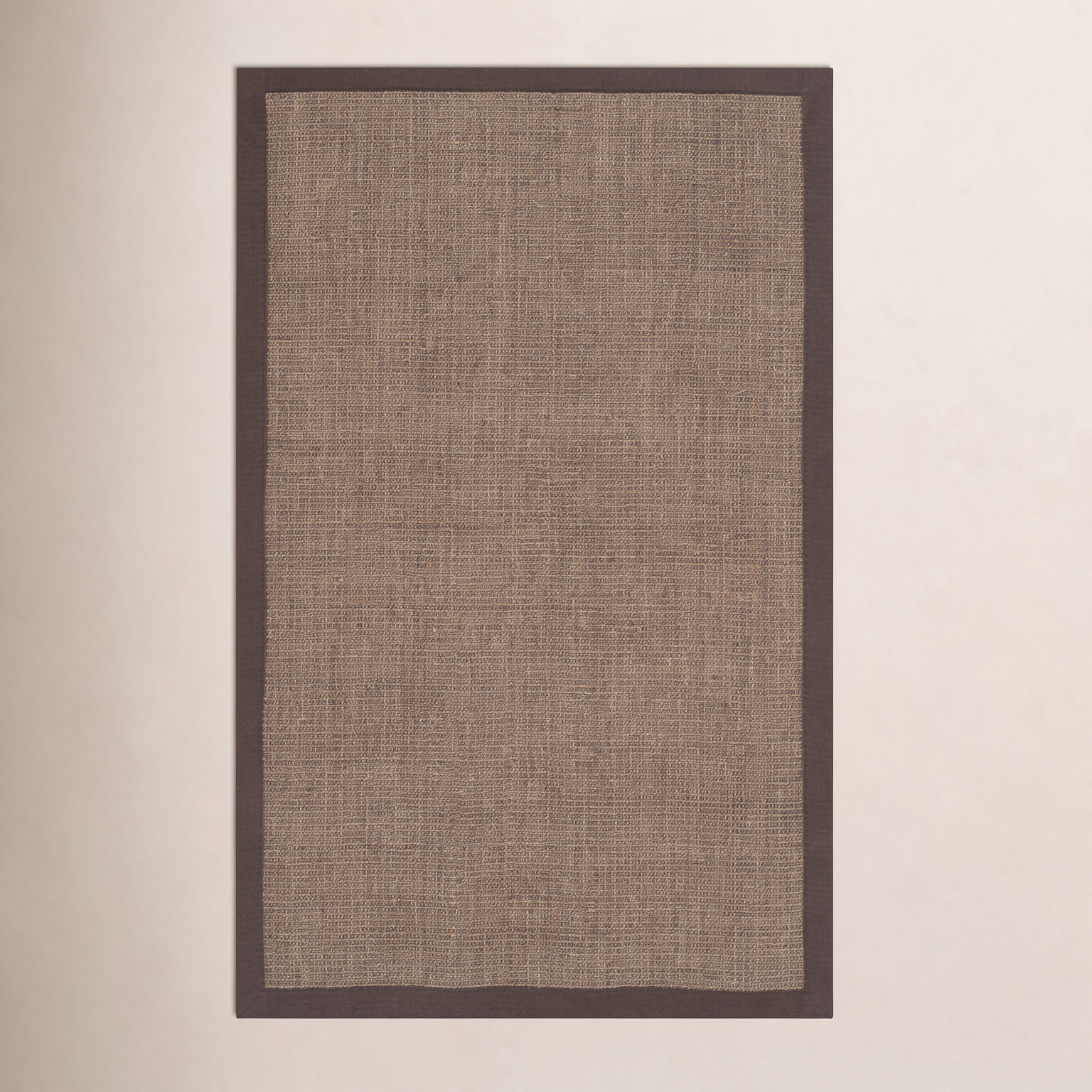 Brown Hand-Woven Jute Rug, Rectangle 8' x 10'