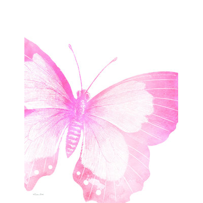«Pink Butterfly V», impression sur toile tendue