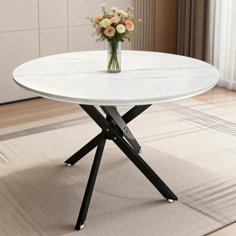 Table de salle à manger 35,5 po, Blanc