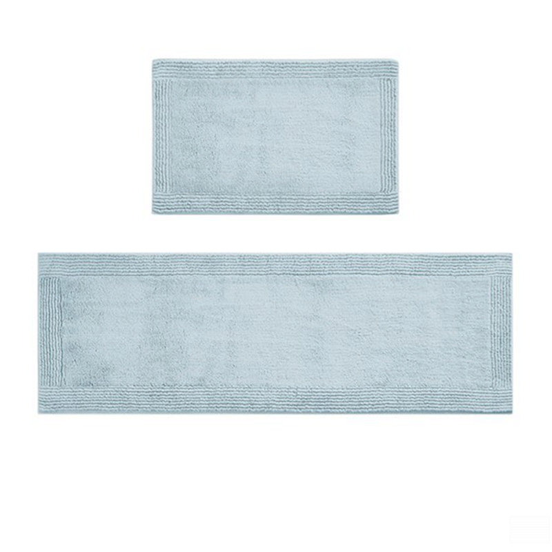 100% Cotton Tufted 3000 Gsm Reversible Bath Rug, Set of 2 - 72" L x 24" W