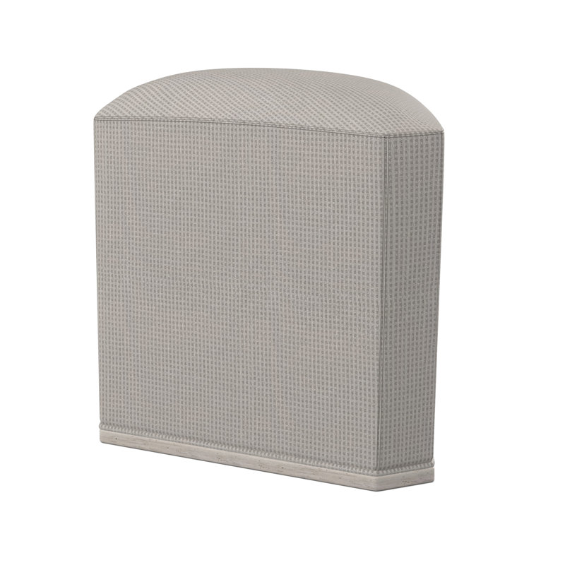 Quinn Novelty Ottoman, Bisque, Libby Linen