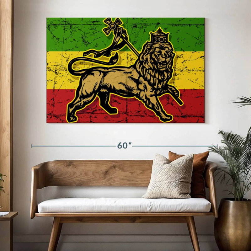 Borges lion de Juda, H 34 po x l 51 po